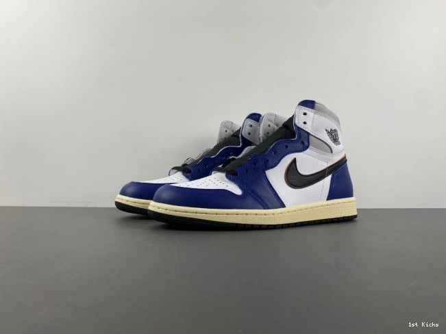 1st Kicks Rare Deep Blue Jordan DZ5485-100 1 Royal Air High Air OG 0701